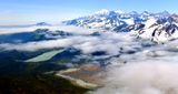 Crillon Lake, North Dome, La Perouse Glacier Fairweather Range, Mount Crillon, Mount Fairweather, Glacier Bay National Monument,