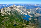 Bacon Peak, Green Lake Glacier, Canadian Bacon, Bacon Lake Falls, Green Lake, Green Lake Falls, The Picket Range, North Cascades
