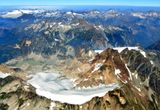 Lizard Mt, S Cascade Glacier and Lake, Sentinel Peak, Old Guard Peak, Le Conte Mtn, Mt Formidable, Spider Mtn, 