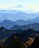 Layers across the Cascades and Mount Rainier and Little Tahoma, Washington 513 