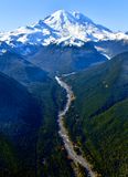 White River, Goat Island Mtn, Burroughs Mtn, The Wedge, Emmon Glacier, Steamboat Prow, Little Tahoma Peak, Fryingpan Glacier