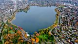Green Lake in Autumn, Seattle, Washington 367 