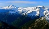 Mt Shuksan, Summit Pyramid, Crystal Glacier, Jagged Ridge, Seahpo Peak, Mt Baker, North Cascade Mountains, Washington 444