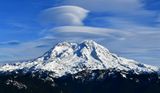 Standing Lenticular Formation by Mount Rainier, Cascade Mountains, Washington 312  
