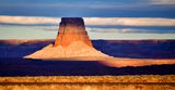 Tower Butte at Sunset from Page Airport, Page, Arizona 808  