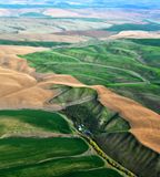 Colorful Landscape on Palouse Hills near Dayton Washington 224  