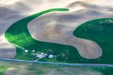Unique farm pattern in Palouse, Colfax, Washington 388  