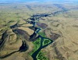 Palouse River, Palouse Falls State Park, Lyons Ferry State Park, Eastern Washington 598  