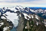 Mount Olympus, Humes Glacier, Jeffers Glacier, Mount Mothiss, East, Middle, West Peaks, Hoh Glacier, Washington 074  