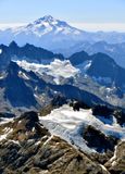 Le Conte Glacier, Gold Guard Peak, Chickamin Glacier, Dome Peak, Sinister Peak, Glacier Peak 407 