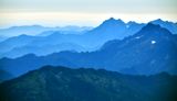Olympic Mountains in Haze, Washington 157   