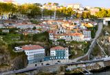 Sunset on Fontainhas Section of Porto, Eurostars Porto Douro, Douro River, Calada das Carquejeiras, Av Gustavo Eiffel, Porto 