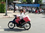 Delivery on Honda Scooter, Saigon, Vietnam 172  