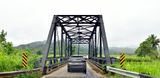 One Lane Bridge across Hanalei River, Kuhio Highway, Hanalei, Kauai, Hawaii 201 