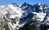 Lemah Mountain, Chimney Rock, Summit Chief Mountain, Overcoat, Burntboot Peak, Iceberg Lake, Burntboot Creek, Cascade Mountains,