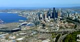 T-MOBILE FIELD, LUMEN FIELD, International District, Pioneer Square, Smith Tower, New Alaska Way, Great Wheels, Space Needle, Qu