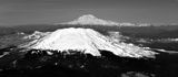 Mount St Helens, Mount Rainier, Cascade Mountains, Washington 309 