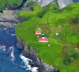 Cape Flattery Lighthouse, Tatoosh Island, Cape Flattery, Strait of Juan de Fuca, Pacific Ocean, Washington 387  