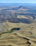 Large Farm in Palouse and Steptoe Butte in background, Colfax Washington 547A 