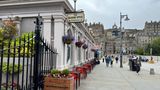 Arrive at Edinburgh Waverley Railway Station