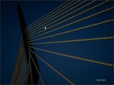 Boomerang Bridge and Moon