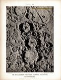 Tafel XII - Die Wallebenen Ptolemus, Alphonsus, Arzachael und Umgebung