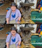 Michelle and a Mexican Bandelerio 