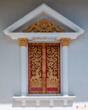 Wat Khachon Rangsan Phra Ubosot Window (DTHP0602)