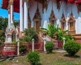 Wat Dokmai Phra Ubosot Boundary Stone and Windows (DTHB1780)