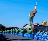 Wat Thong Bon Temple Entrance Naga Guardian (DTHB2610)
