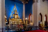 Wat Benchamabophit Phra Ubosot Principal Buddha Image (DTHB2663)