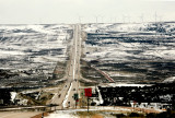 I-80 snowy hill 