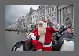 High Street is closed to traffic.. Santa Has Arrived