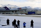 FedEx Boeing 727 final landing, Merrill Field, Anchorage AK