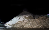 The snow pile gets higher. 