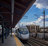 Amtrak Acela Express  4:41:37 PM - On its way to Boston.