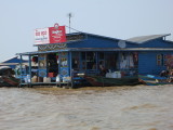 Tonle Sap Lake -- floating village