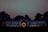 Light painting with sparklers