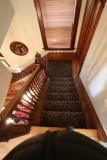 main staircase down from 2nd floor to 2nd landing