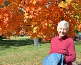 Fall Leaves & Short Hair