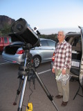 Bill Shaheen with his C9.25 on the new Celestron AVX mount