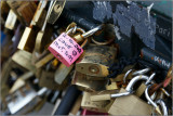 Love Locks On Pont de lArchevch Bridge