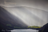 A heavy shower of rain just south of Tal y Llyn