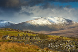Abandoned quarry cottages near Moel Siabod