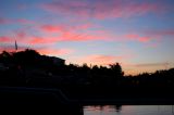 Sunset over Friday Harbor, San Juan Island