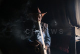 Man smoking, QingKou village