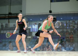 Line Hansen (Denmark) v Laura Massaro (England) black