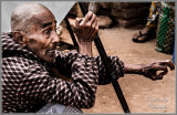 Burmese man at temple