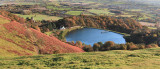 The reservoir below the Herefordshire Beacon.