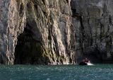 Inspecting a Cape Hay cave